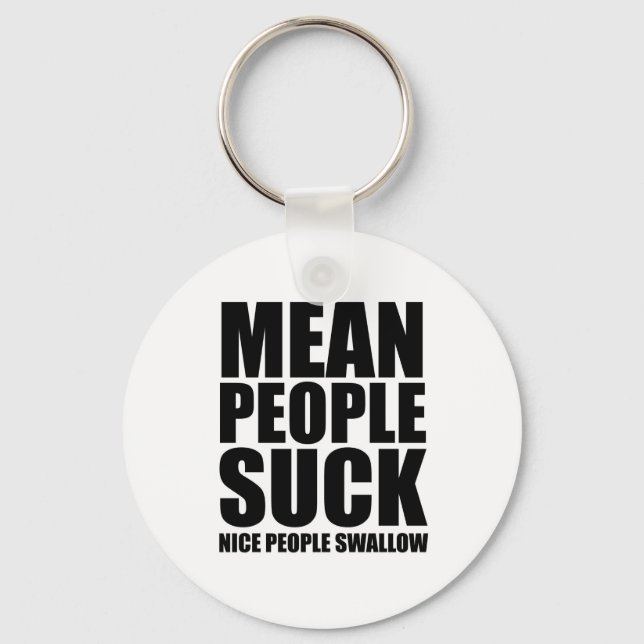 Llavero Las personas medias apestan (Anverso)