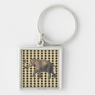 Llavero Las picaduras de chocolate con elefante
