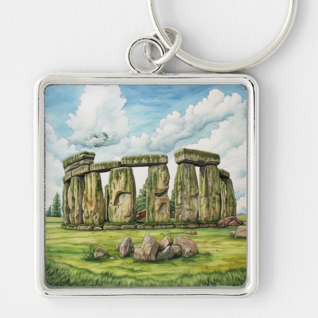 Llavero Las piedras monumentales de Stonehenge #2 (Frente)