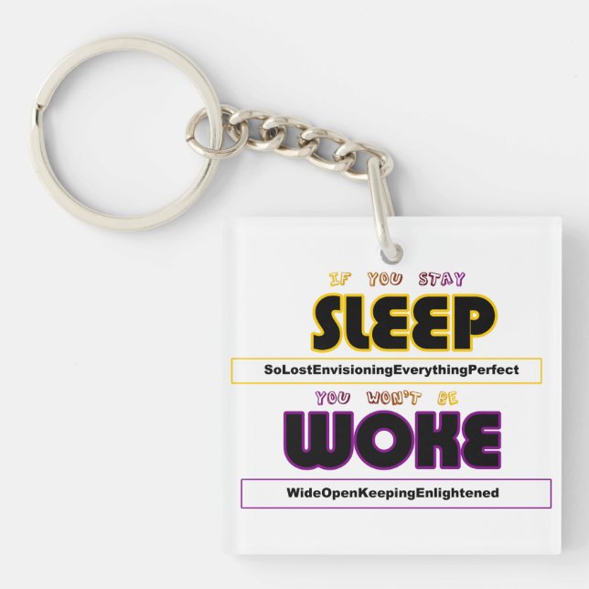 Llavero Las reflexiones revelan la cadena de caracteres (Frente)