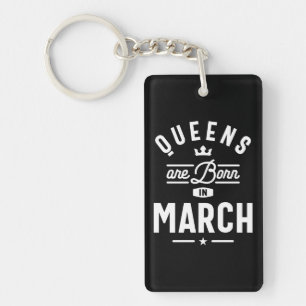 Llavero Las Reinas Nacen En Marzo Chicas De Regalos De Cum