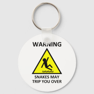Llavero Las serpientes de advertencia pueden viajar por el