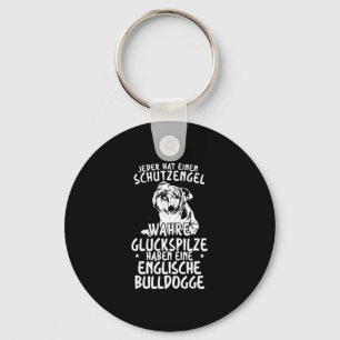 Llavero Las setas tienen un bulldog inglés