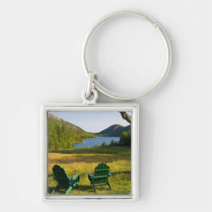 Llavero Las sillas Adirondack en el césped del Jordán