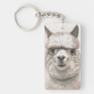 Llavero Las sonrisas de la alpaca personalizan la etiqueta