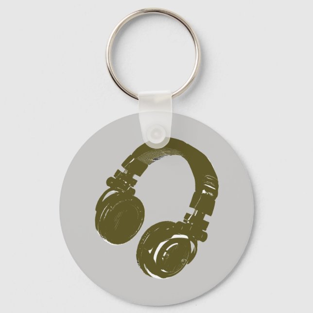Llavero Las teclas del DJ (Anverso)