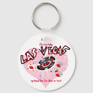 Llavero Las Vegas Birthday Party Favor