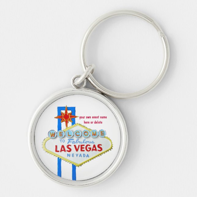 Llavero Las Vegas personalizó acontecimiento (Frente)