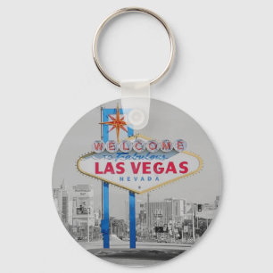 Llavero Las Vegas Sign Retro Keychain