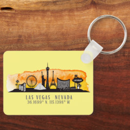 Llavero Las Vegas Skyline Latitude and Longitude  