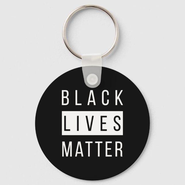 Llavero Las vidas negras importan (Anverso)