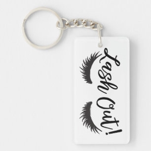 Llavero Lash Out Eyelash Lash Salon Makeup Artista