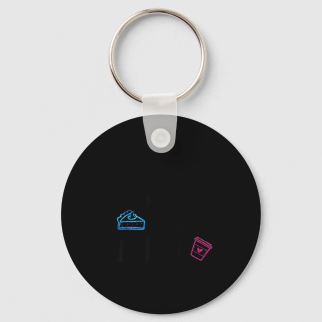 Llavero Lates I Thought You Said E And Lattes Funny Fitnes (Anverso)