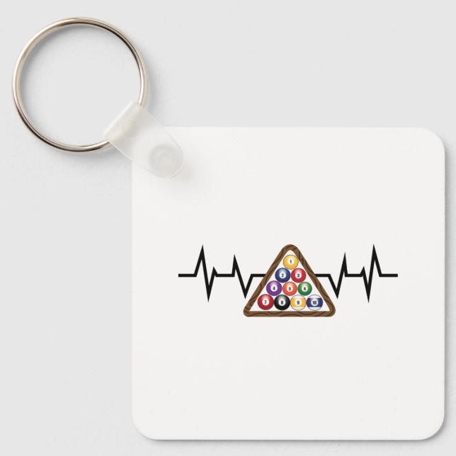 Llavero Latido de la banca de la banca de Billiard (Anverso)