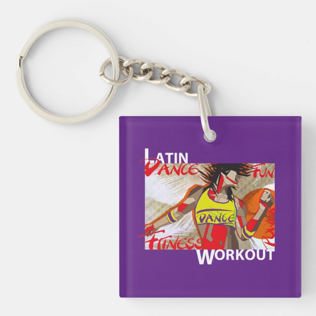 Llavero LATIN DANCE WOROUT - Keychain (Frente)