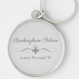 Llavero Latitud y longitud del Palacio de Buckingham