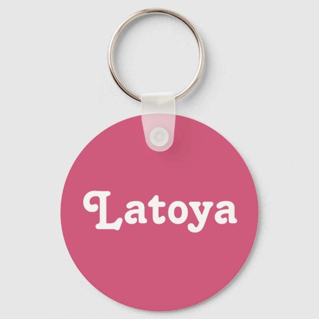 Llavero Latoya de la cadena de claves (Anverso)