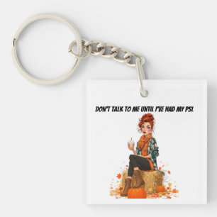 Llavero Latte de especias de calabaza - Ms Sass