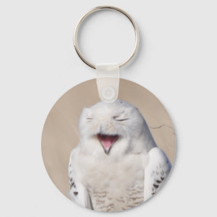 Llavero Laughing Snowy Owl