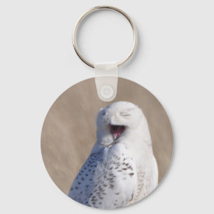 Llavero Laughing Snowy Owl