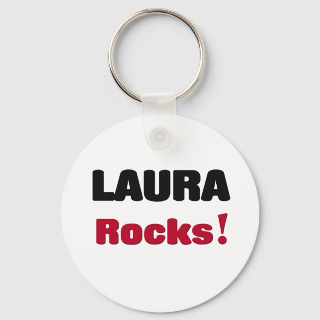Llavero Laura Rocks (Anverso)