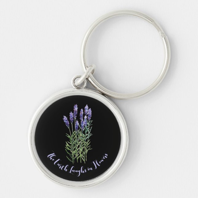 Llavero Lavanda, jardinería (Frente)
