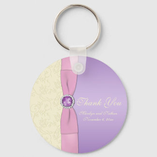 Llavero Lavanda, Rosa e Marfil