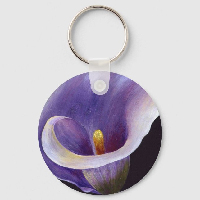 Llavero Lavender Calla Lily (Anverso)