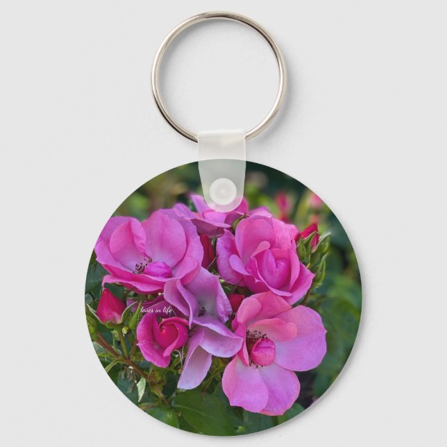 Llavero lavender Pink Rose (Anverso)