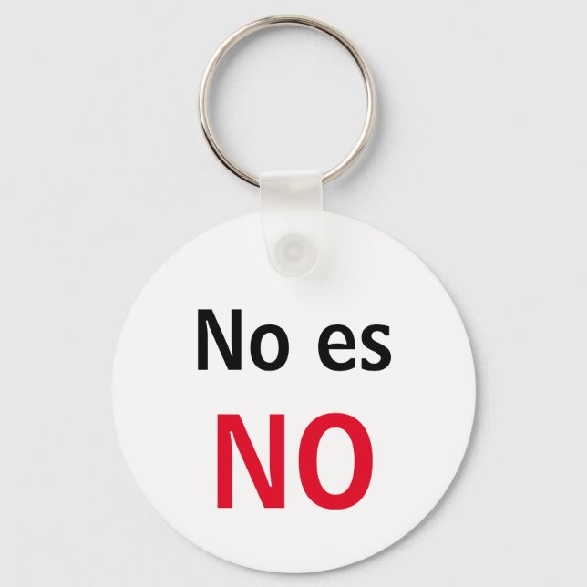Llavero Lavero No es NO (Anverso)