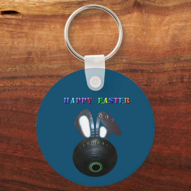 Llavero Lawn Bowl Easter Bunny, Keyring (Anverso)