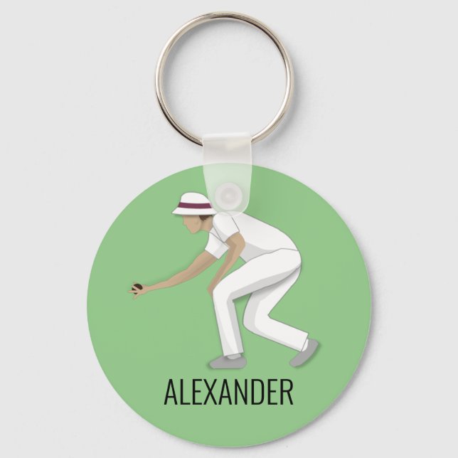 Llavero Lawn Bowls (Anverso)