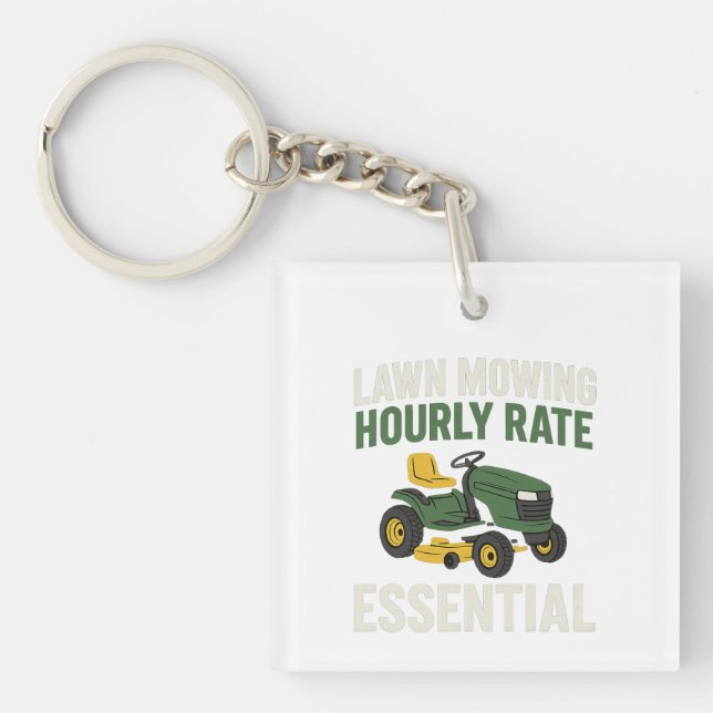 Llavero Lawn Mowing Hourly Rate Essential (Frente)