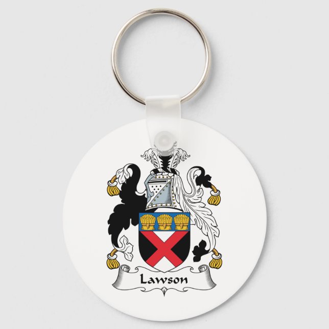 Llavero Lawson Family Crest (Anverso)
