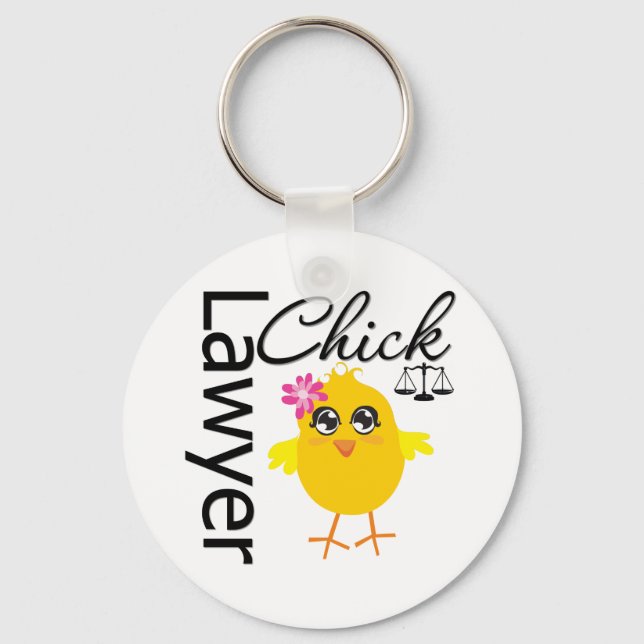 Llavero Lawyer Chick (Anverso)