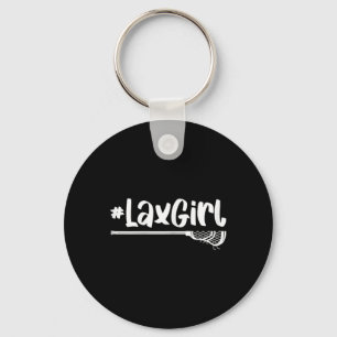 Llavero Lax Chica Lacrosse Player Stick Equipo Ball Sport 
