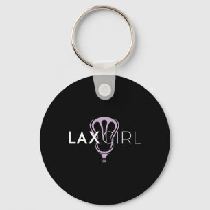 Llavero Lax Chica Lacrosse Sports Lax Tee