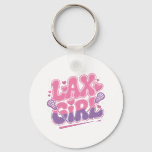 Llavero Lax Chica Lacrosse Stick Player Mom Goalie Wife Wo