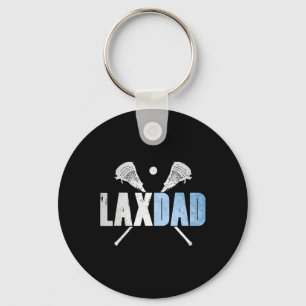 Llavero Lax Dad Lacrosse Player Padre entrenador Lax Stick