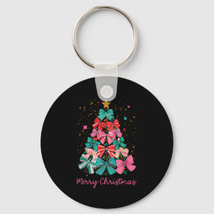Llavero Lazo Coqueto Feliz Navidad Árbol de Navidad Famili