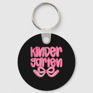 Llavero Lazo Coquette de Preppy Kindergarten de Regreso a