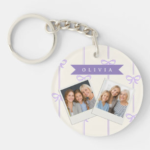 Llavero Lazo Coquette Personalizado Nombre Estética Femeni