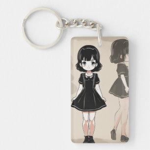 Llavero LBD Retro Keychain con pequeño vestido negro