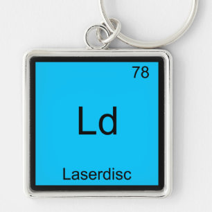 Llavero Ld - Camiseta divertida del símbolo del elemento d