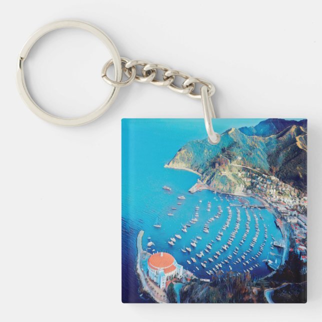 Llavero ldp SANTA CATALINA Island - California - puerto (Frente)