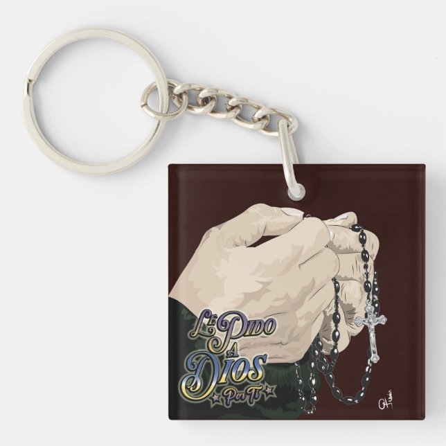 Llavero Le pido a Dios por ti (Frente)