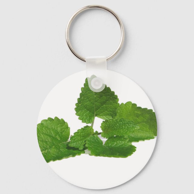 Llavero Leaf de menta (Anverso)