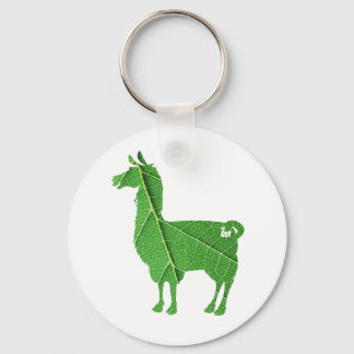 Llavero Leaf Llama Keychain