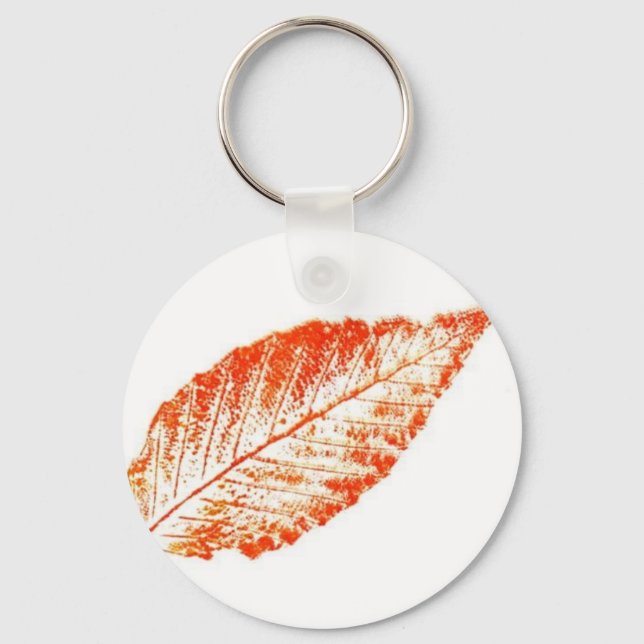 Llavero Leaf Nature Print Keychain (Anverso)