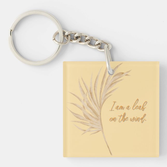 Llavero leaf on the wind (Frente)